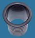 Black Plastic Port Ring Size: 3" x 4.75"
