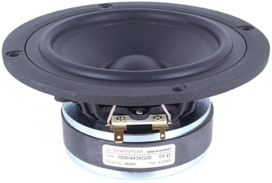 Scan Speak Discovery 15W/4434G-00 4 Ohm 5.25" Woofer