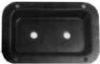 Black Steel Input Dish 3.5 In.X 5.125 In. W/ 2x1/4 In. Phone Jacks