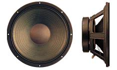 Eminence Omega Pro-15A 15 in. Paper/Cloth 109 oz. 600 watts Cast Frame 8 Ohms