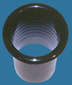 Black Plastic Port Tube Size: 2.75" x 4.75"